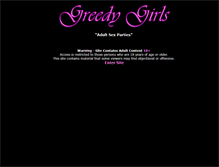 Tablet Screenshot of greedygirls.co.nz